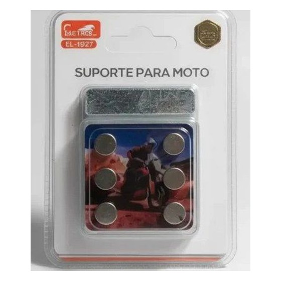 Suporte Magnético para Celular de Moto com 6 Ímãs