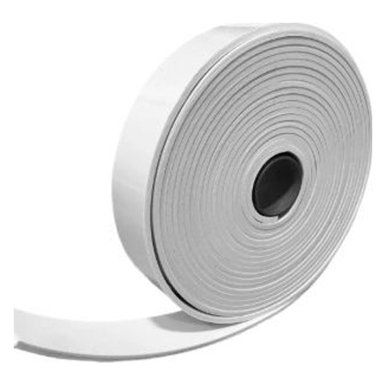 Fita De Vedação Eva Branco Adesivado 5mm x 70mm x 5m