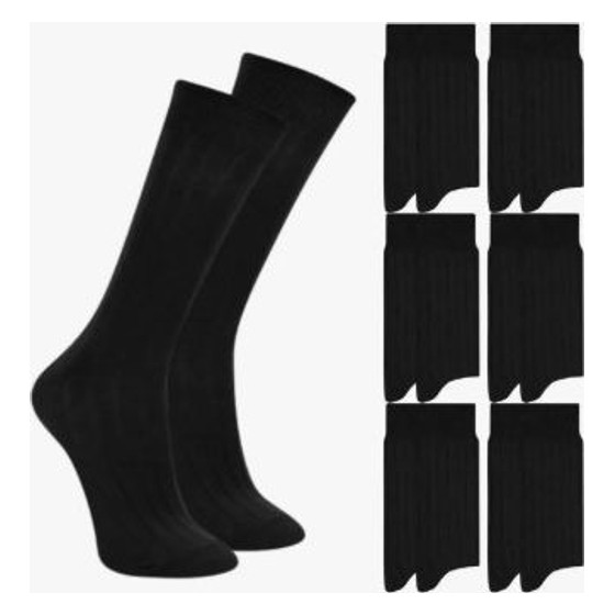 Kit de Meias Masculinas Pretas (Cano Alto + Sociais)