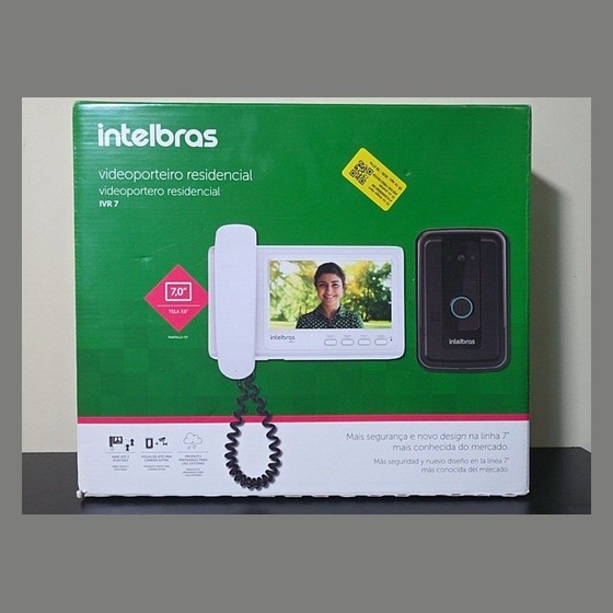 Videoporteiro Residencial Intelbras IVR 7 com Monofone
