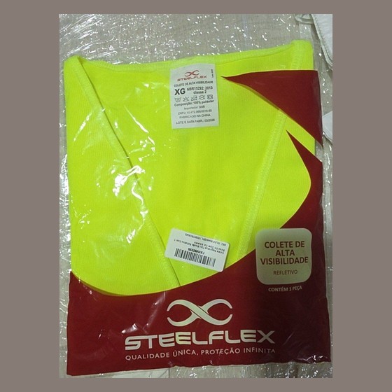 Colete de Segurança Refletivo Blusão Steelflex