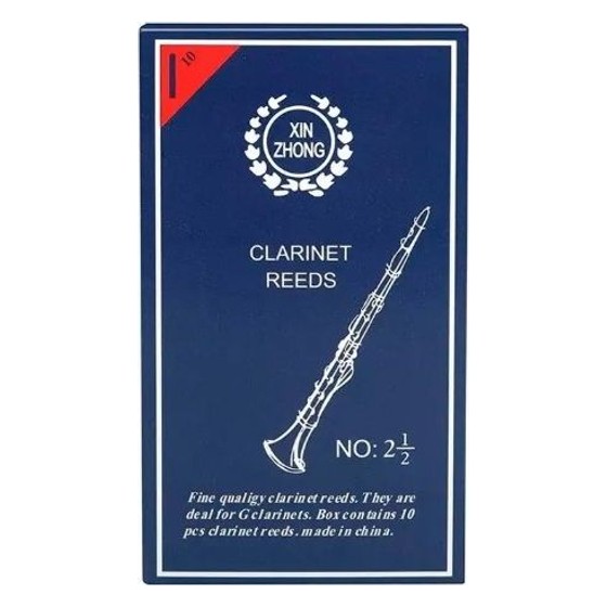 Caixa de Palhetas para Clarinete Xin Zhong nº 2 1/2