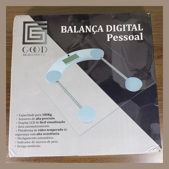 Balança Digital Pessoal Good Deals 180kg