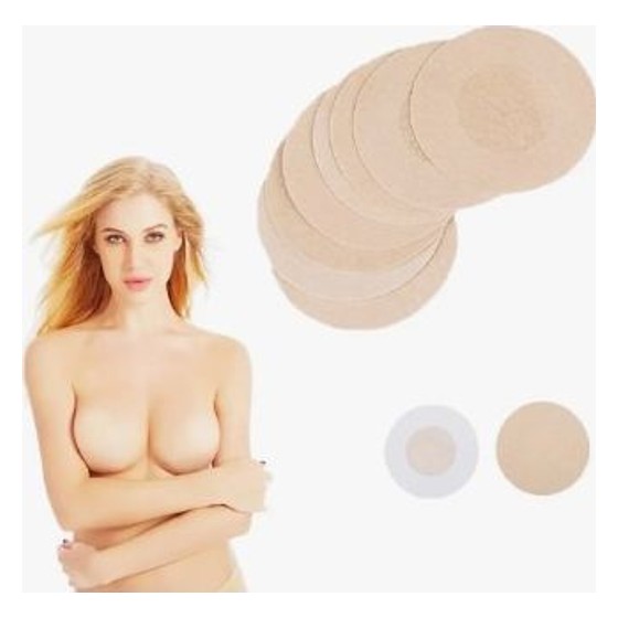 Kit 100 Adesivos Protetor Mamilo Tapa Seio Nude