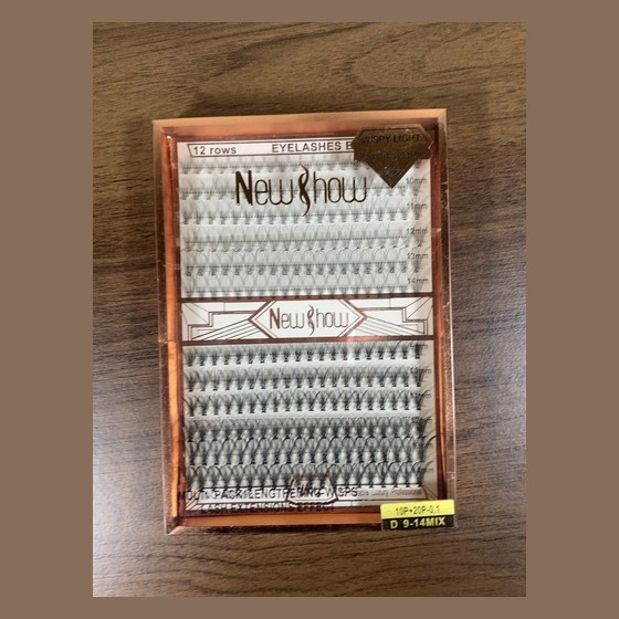 Cílios New Show Multi Pack Tufo Lash Mix 9-14mm Curvatura D