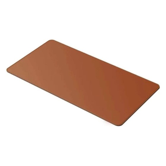 Tapete de Mesa (Desk Mat) Couro Sintético Mousepad Grande 90x40 Desk Pad Couro Mesa Antiderrapante NUDE