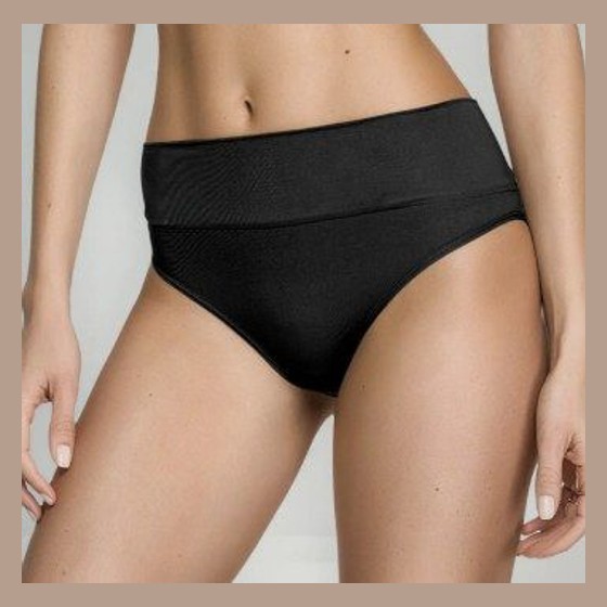 Calcinha Feminina Cós Alto Sem Costura