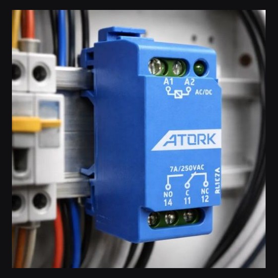 Relé Interface Acoplador Atork RL1C7A12 12V