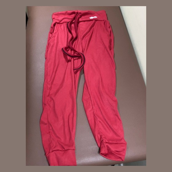 Calça de Moletom Jogger Feminina Vermelha