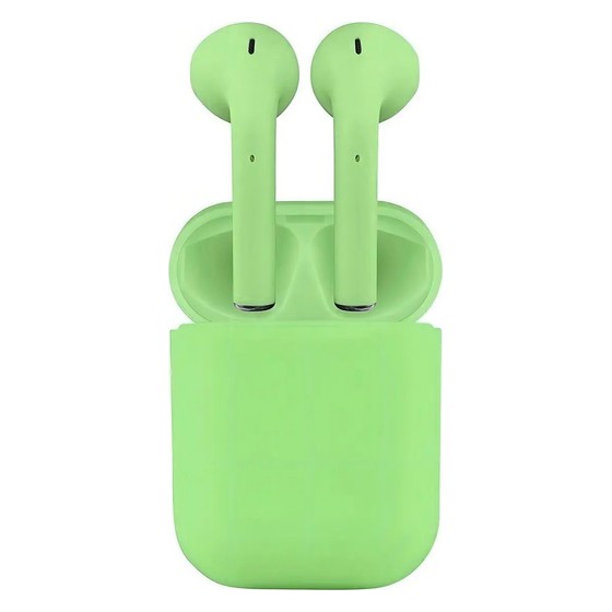 Fone Bluetooth TWS estilo AirPods (i12/Inpods GREEN)