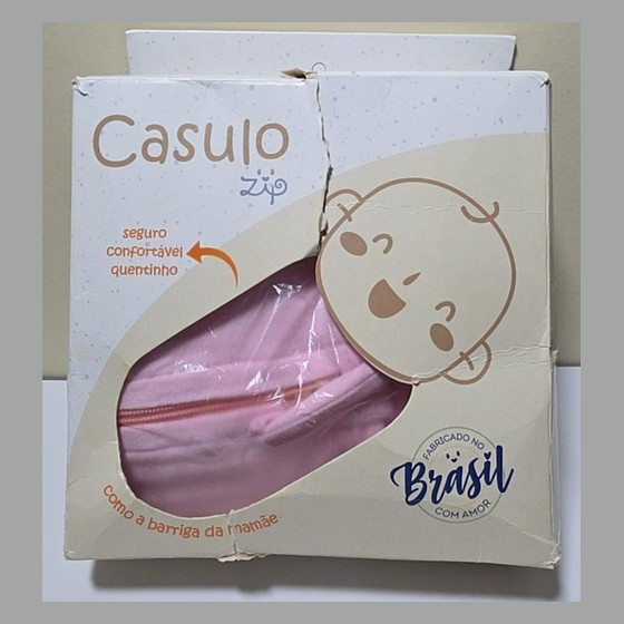 Casulo Zip para Bebê (Saco de Dormir Recém-nascido)