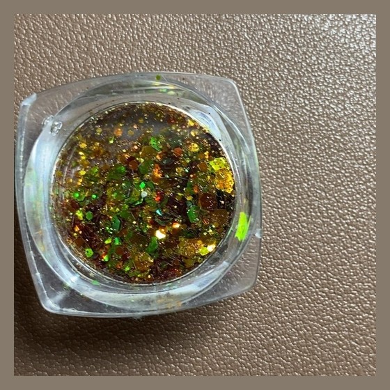 Pote de Glitter Mix Holográfico para Unhas