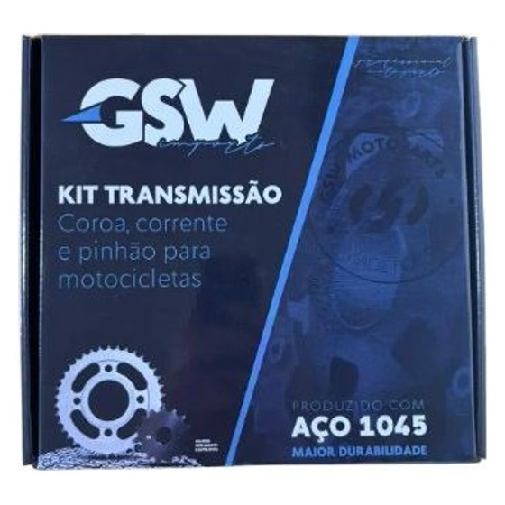 Kit Transmissão CG Titan 160/Fan 160/Start Aço 1045