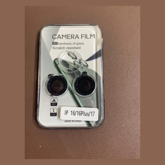 Película de Lente de Câmera para iPhone 16/16 Plus/17