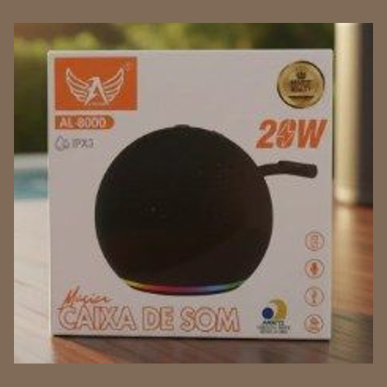 Caixa de Som Bluetooth Altomex AL-8000 20W