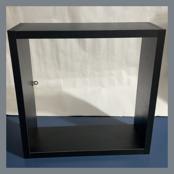Nicho Cubo Decorativo em MDF Preto