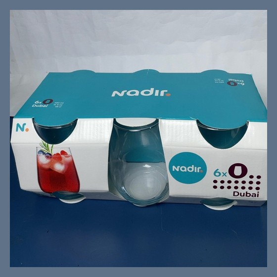 Jogo de Copos Dubai Nadir 480ml 6 peças