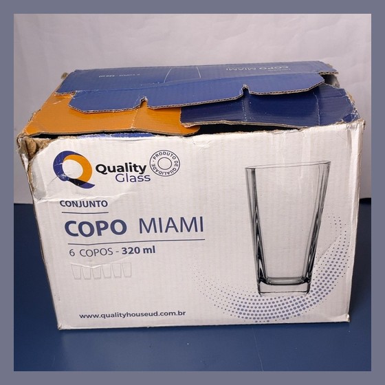 Jogo de Copos Miami 320ml (6 unidades)