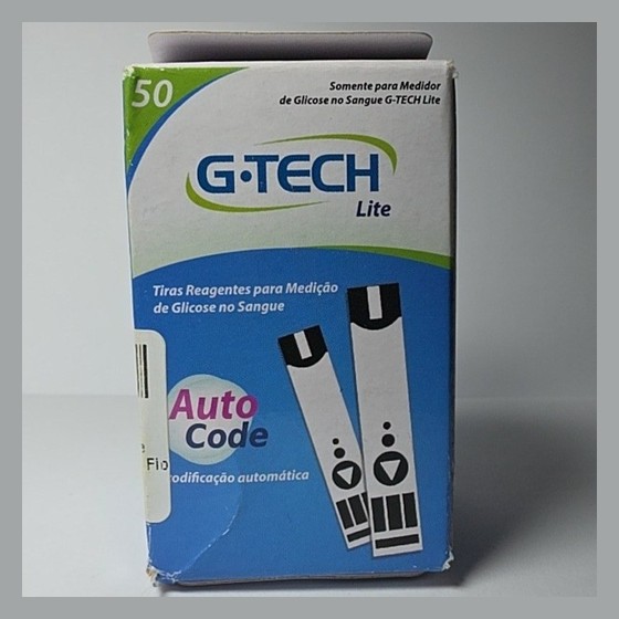 Tiras Reagentes G-Tech Lite para Medição de Glicose (50 unidades)