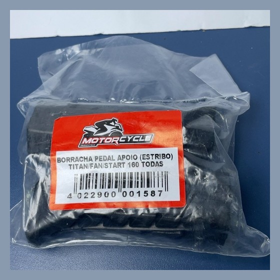 Borracha Pedal de Apoio (Estribo) Titan/Fan/Start 160