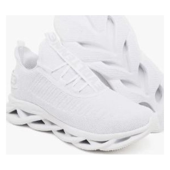 Tênis Slip On Branco Sola Tratorada Tamanho 38/39 (BR)