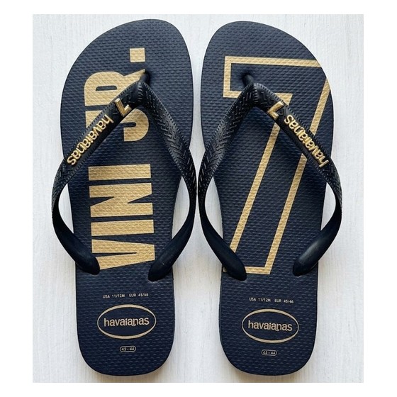 Chinelo Havaianas Top Personalizado Vini Jr TAM 43-44