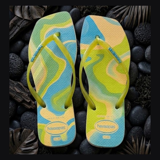 Chinelo Havaianas Slim Tie Dye Estampado TAM 39-40