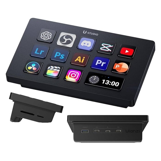 Stream Deck Ulanzi D200 U-Studio Controlador de Macro Ulanzi — RB782
