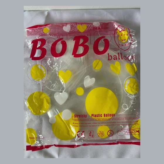 Balão Bobo Balloon Transparente Bubble 10un