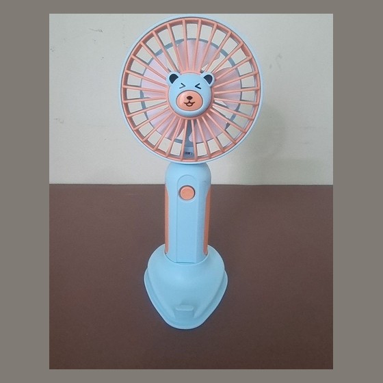 Mini Ventilador Portátil Urso Recarregável USB