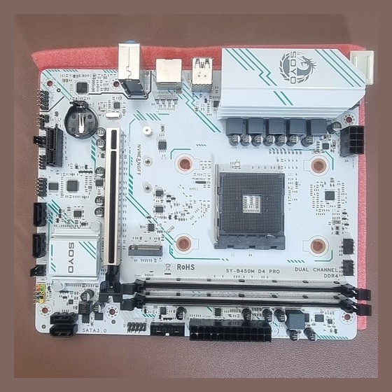 Placa Mãe Soyo B450M D4 Pro AM4 DDR4