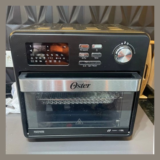 Forno e Fryer Oster Compact 10 em 1 15L