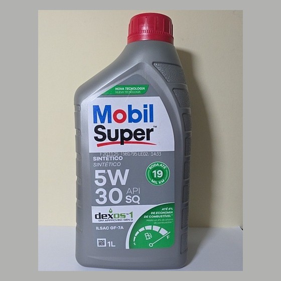 Óleo Motor Mobil Super 5W30 API SQ Sintético 1L