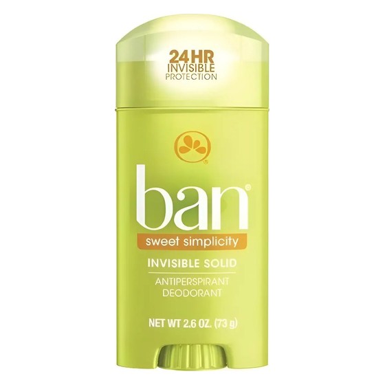 Desodorante Antiperspirante Ban Sweet Simplicity Invisible Solid 73g