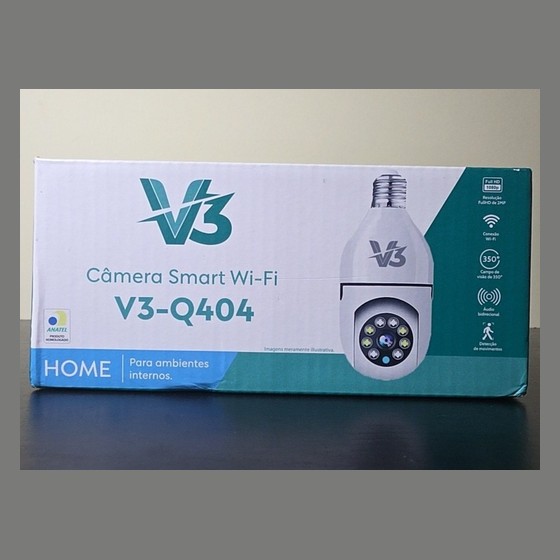 Câmera Smart Wi-Fi Lâmpada V3-Q404