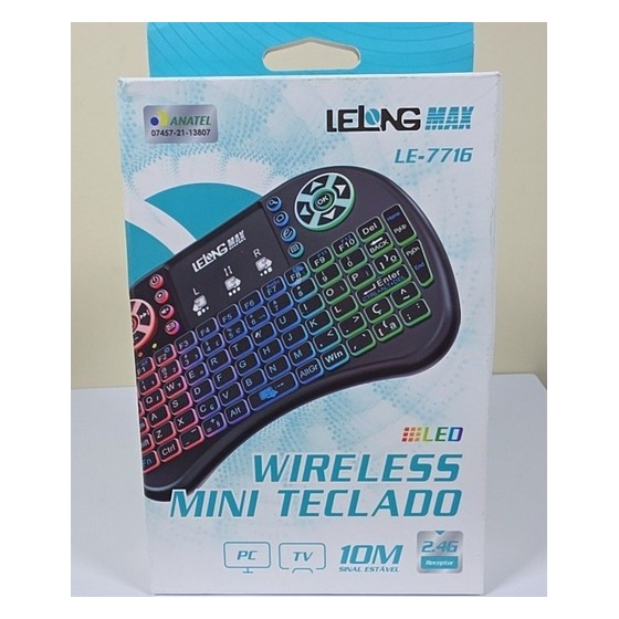 Mini Teclado Wireless Lelong Max LE-7716 Lelong Max — RB90