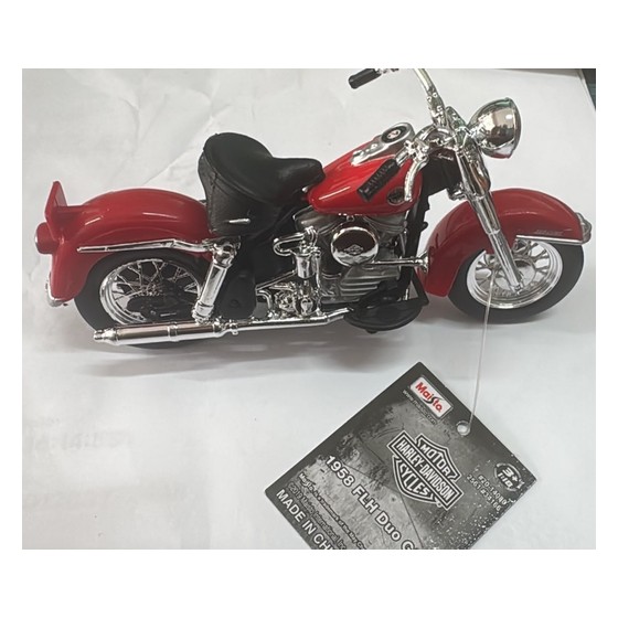 Miniatura Harley-Davidson 1958 FLH Duo Glide 1:18