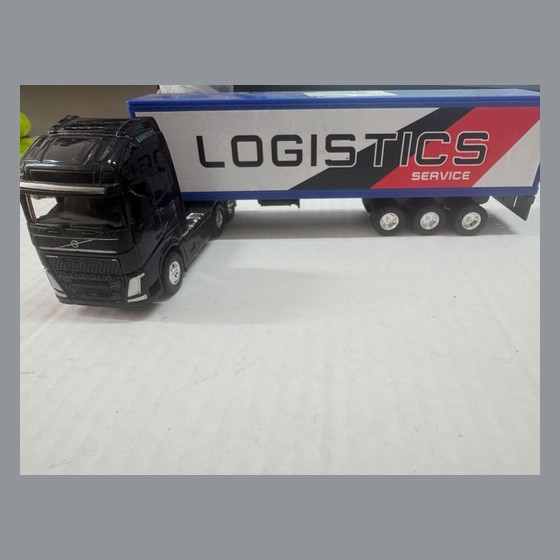 Miniatura Caminhão Volvo FH16 Baú Logistics Service