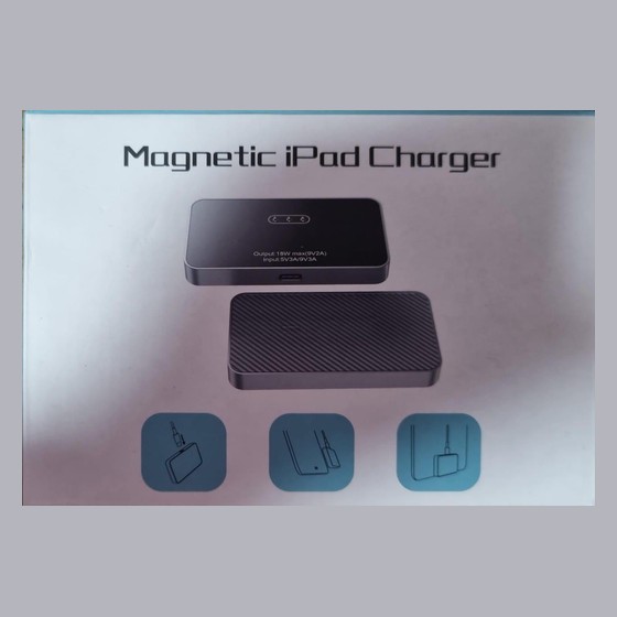 Carregador Magnético sem Fio para iPad com Power Bank