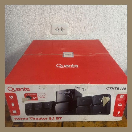Home Theater Quanta QTHTB105 5.1 Bluetooth