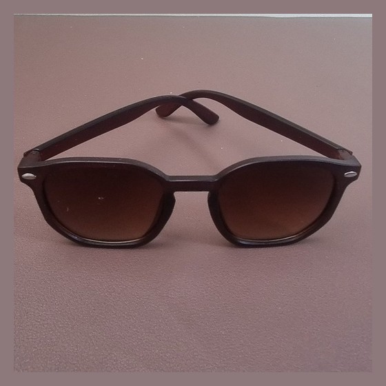 Óculos de Sol Wayfarer Marrom