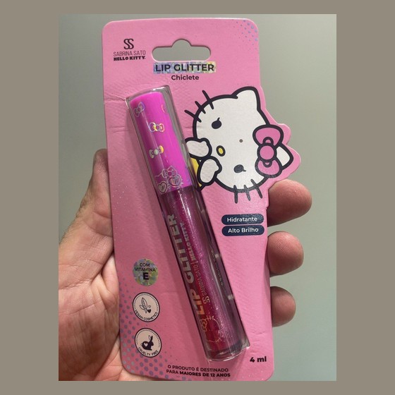 Lip Glitter Chiclete Sabrina Sato Hello Kitty
